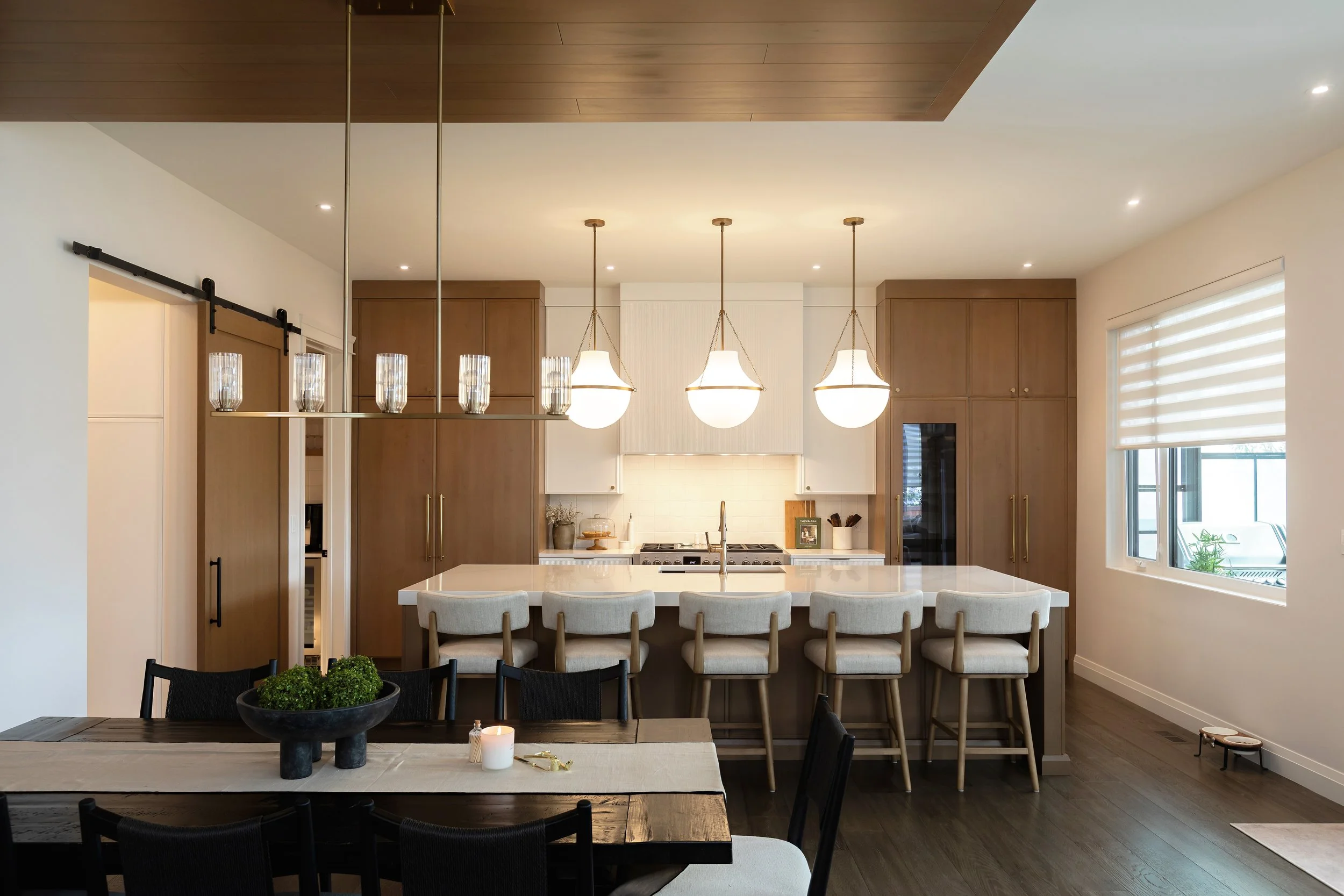 Kitchen in the Sherwood Park Reno by Urbis Infill Homes.