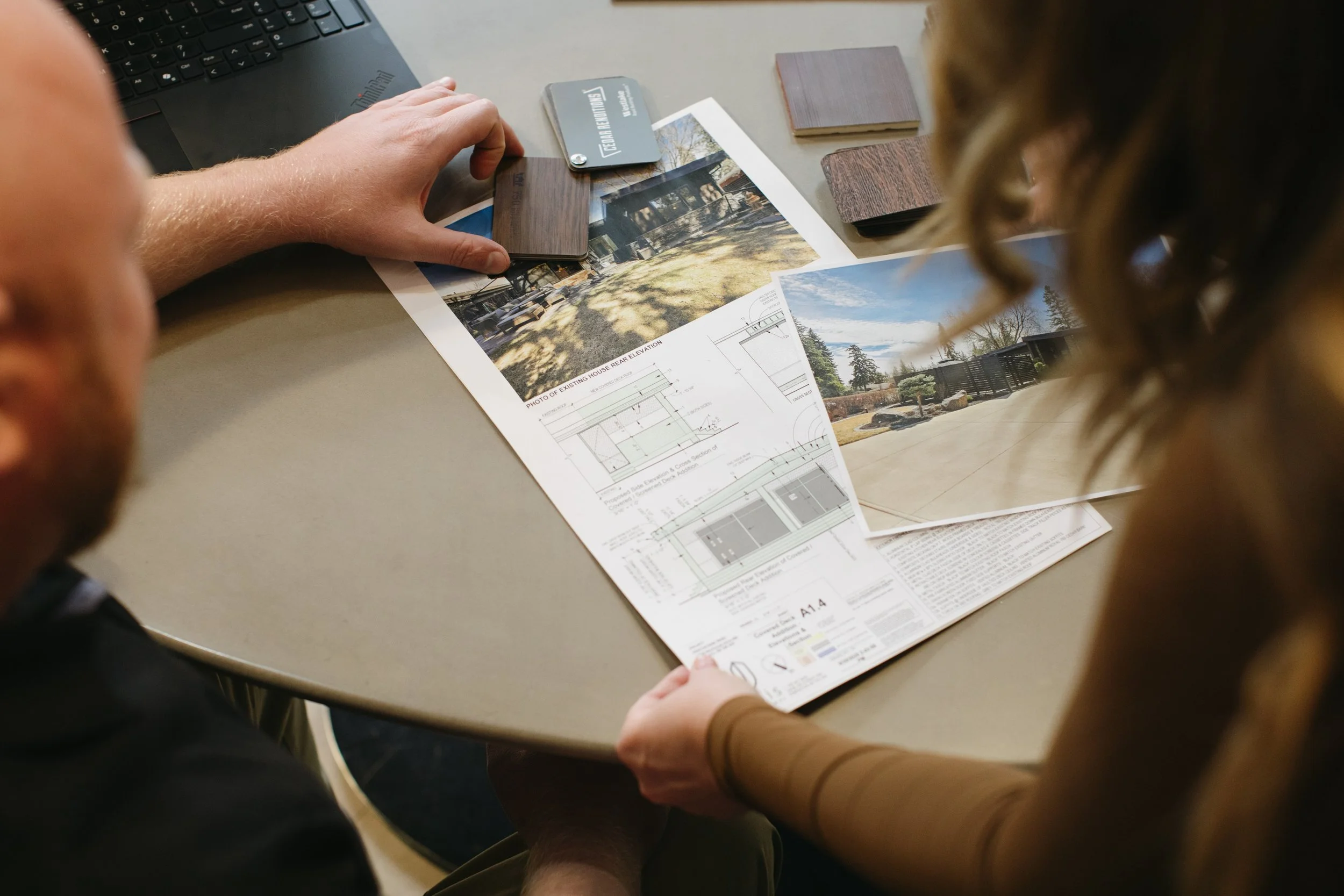 Design meeting with Urbis Infill Homes in Edmonton.