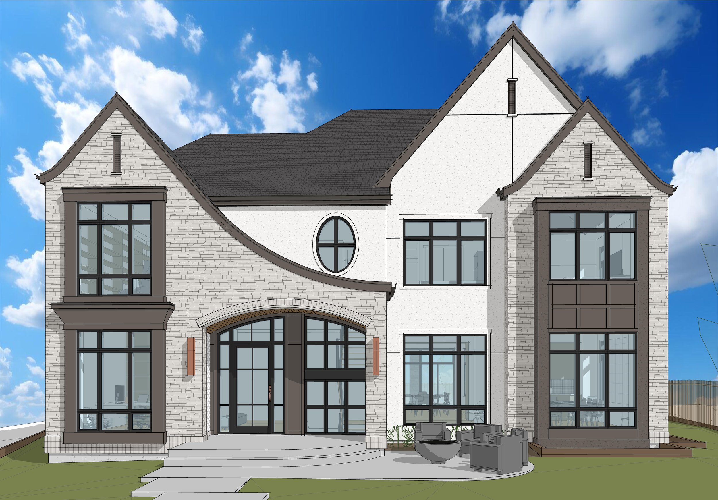 Render of Crestwood 144 Two by Urbis Infill Homes in Edmonton.