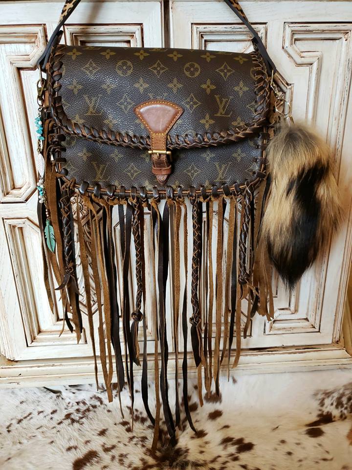 Louis Vuitton Upcycled Fringe Purse! - $200 New With Tags - From