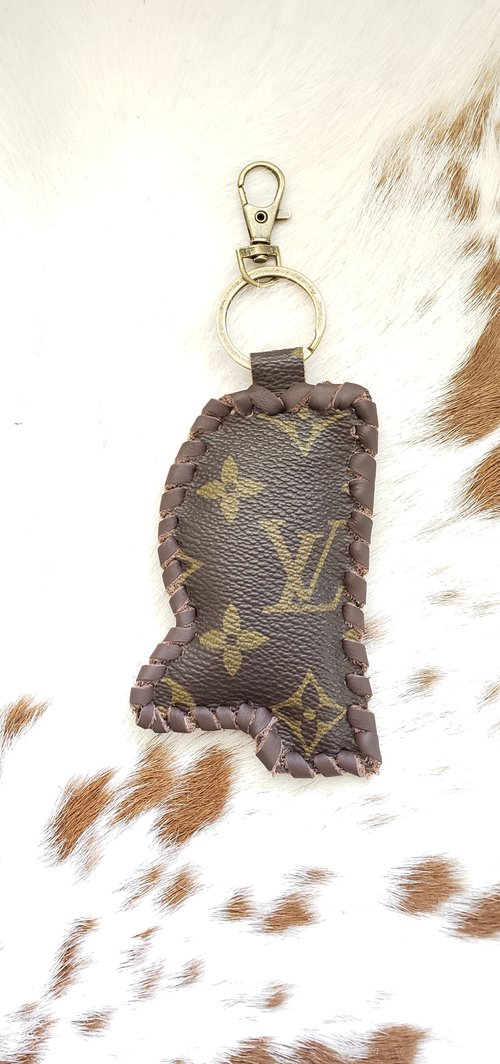 Upcycled Louis Vuitton Bear With Balloon Card Holder - LingSense