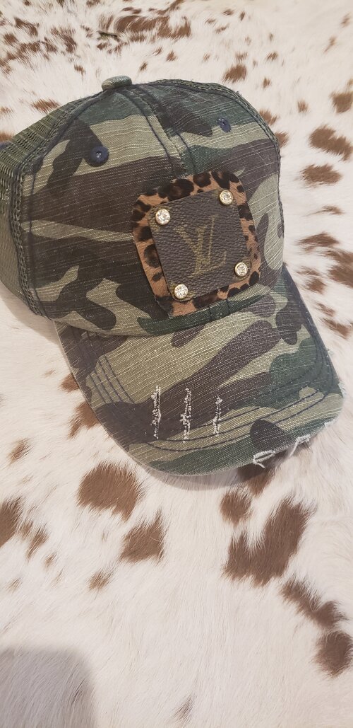 Upcycled LV Beanie  Resurrect Antiques