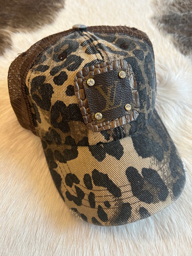 LV Vintage Leopard Camo Cap