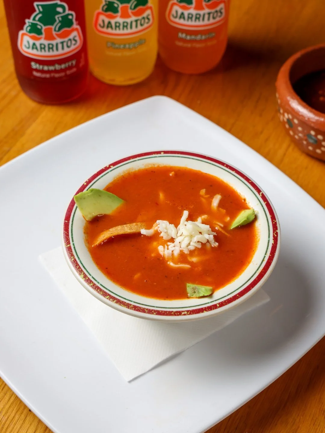 Rich tomato, warm and comforting &mdash; the perfect way to warm up. Come get a cup or bowl!
.
.
.
#eatatmiguels #rochesterhillsmi #mexicanfood #metrodetroit #detroitfoodie