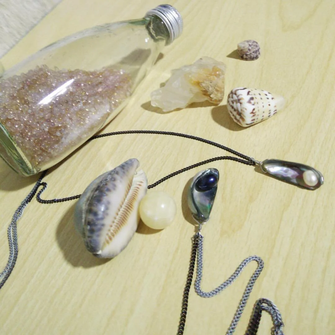 Today is my husband's birthday. I designed a couple of necklace special for him (and myself, lol). Pearl is June Birthstone and I am happy that I can get pearl accessories that suited for my Man. Thanks to @treecraftdiary who made these necklaces as I wanted! He loves them sooo much!! -Tita from Pontianak, Indonesia