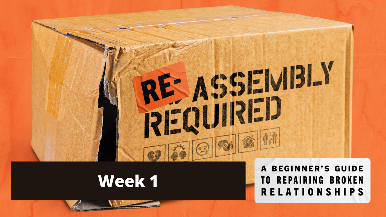 Re-Assembly Required  |  Week 1