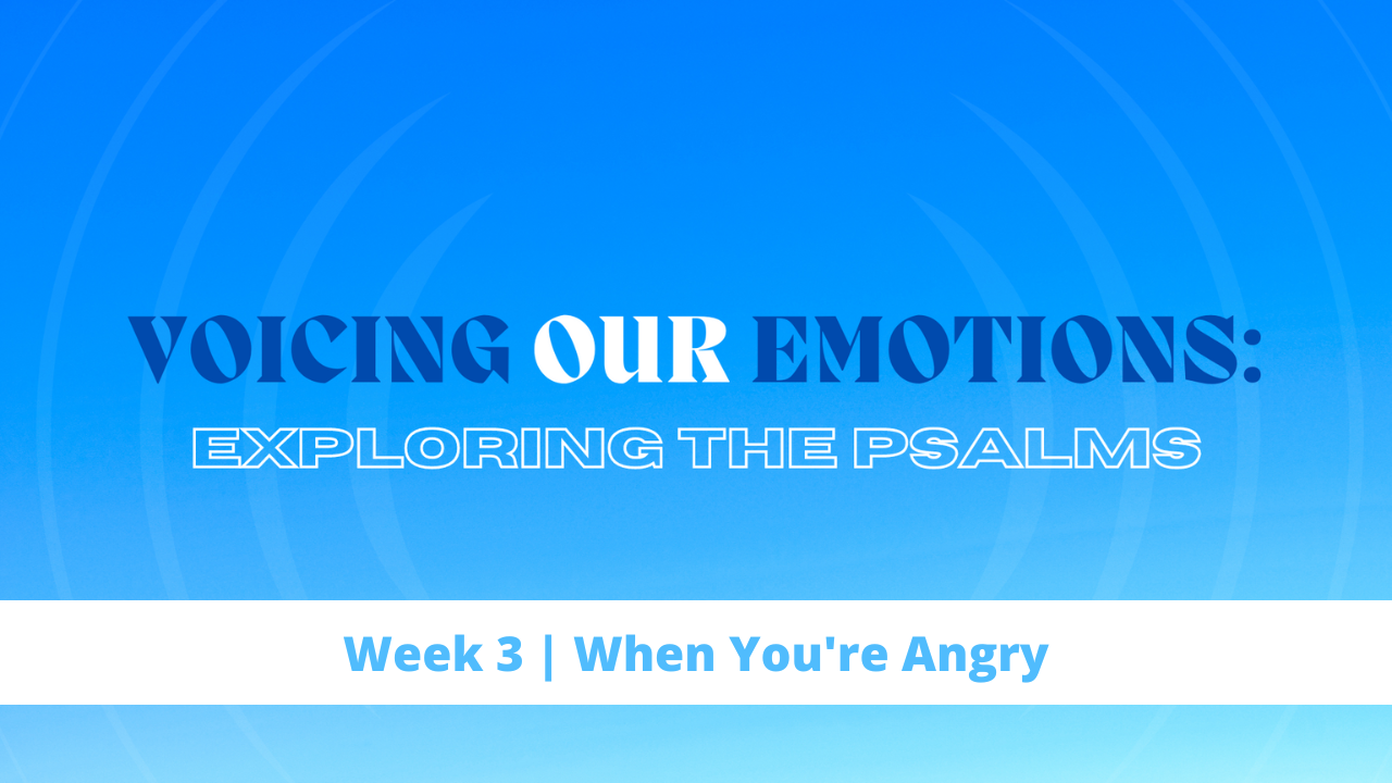 Voicing Our Emotions | Week 3 | When You're Angry