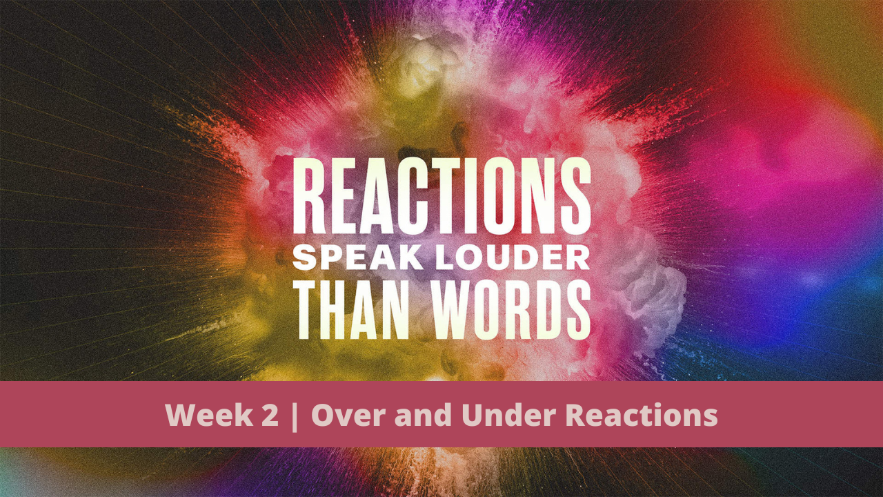Reactions Speak Louder Than Words | Week 2 | Over and Under Reactions