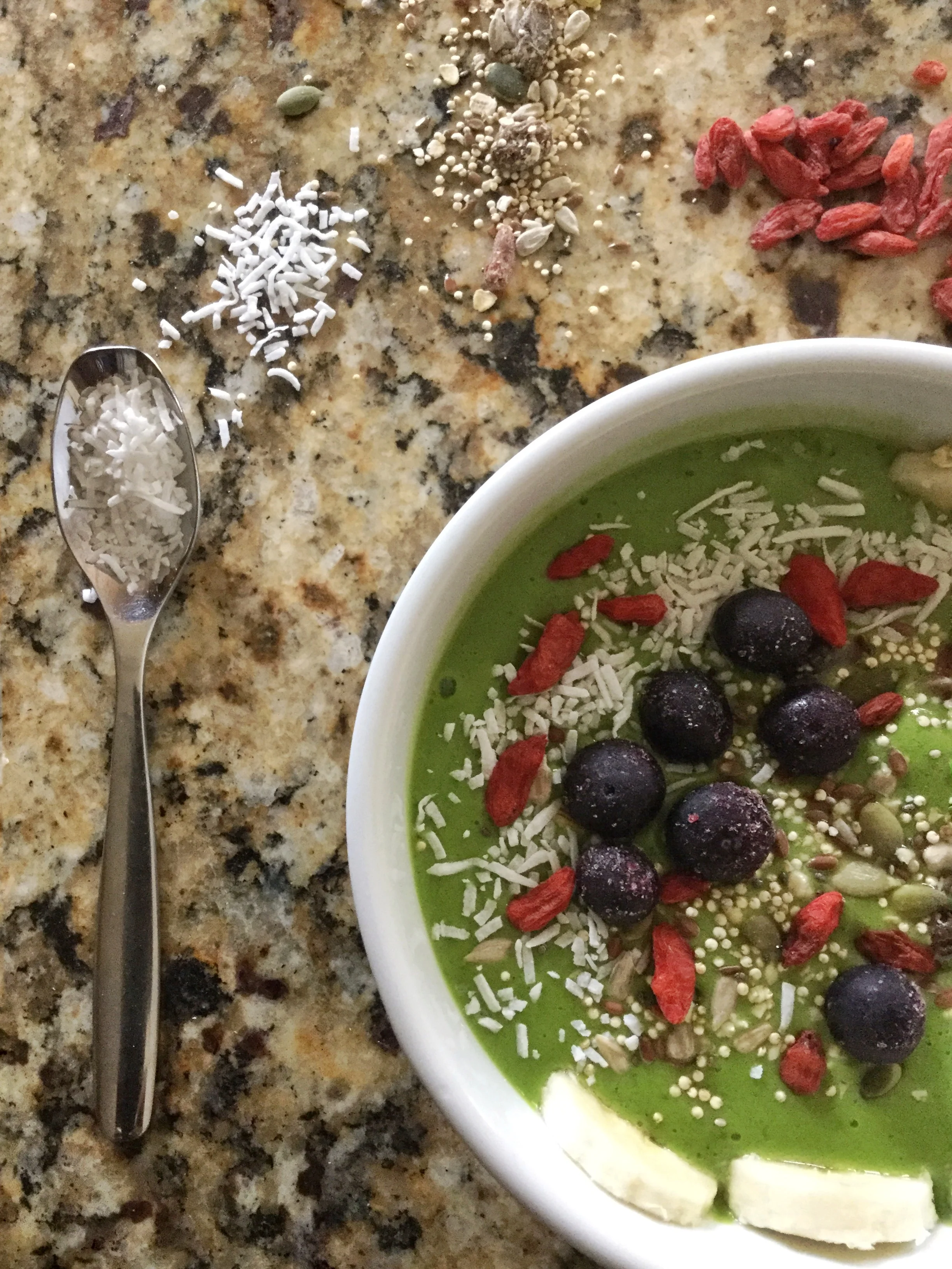 Super Greens Pineapple Smoothie Bowl