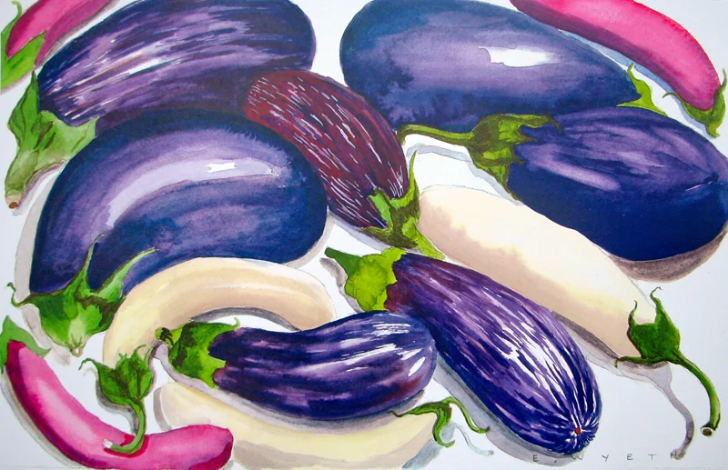 Eggplant Placemat