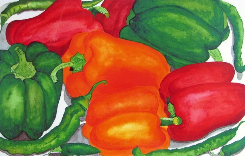 Mixed Peppers Placemats