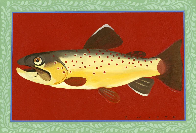 German Brown Trout Placemat