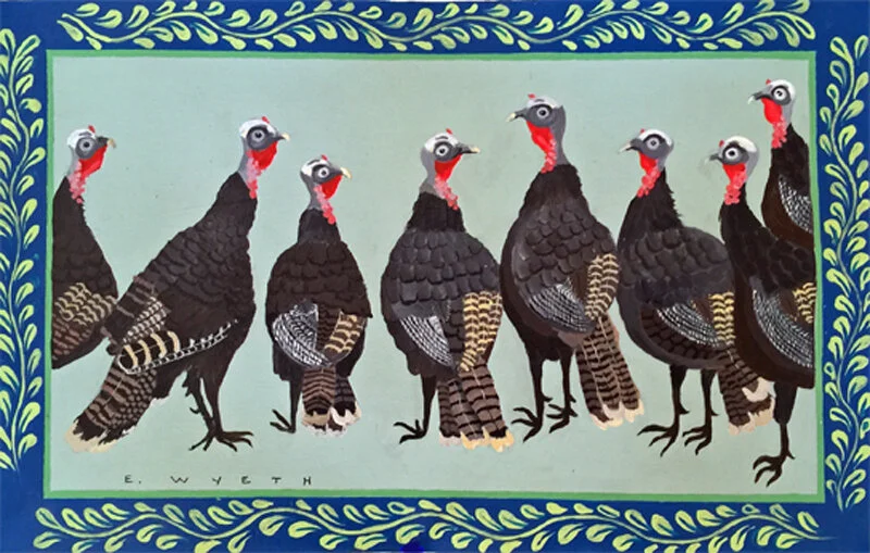 Wild Turkeys Placemat