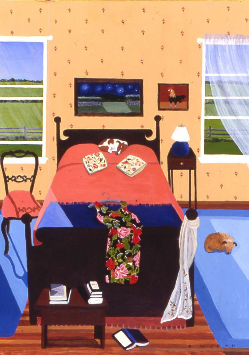 High Noon, acrylic on board, 20" x 25 1/2" FRAMED