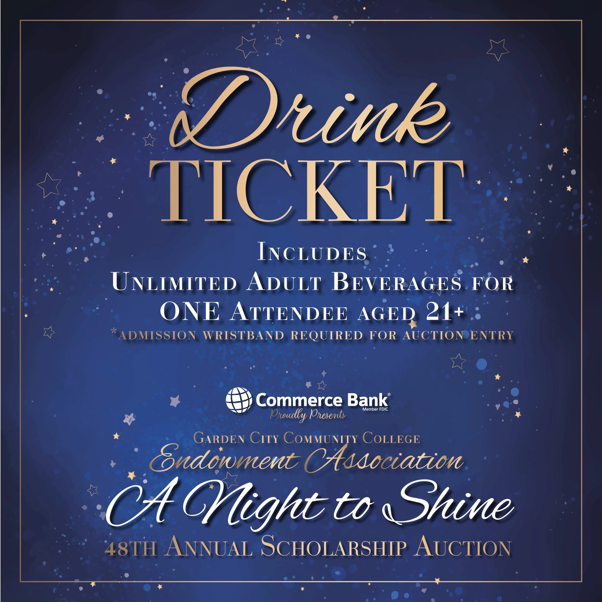 Drink Ticket for 2026 Endowment Auction
