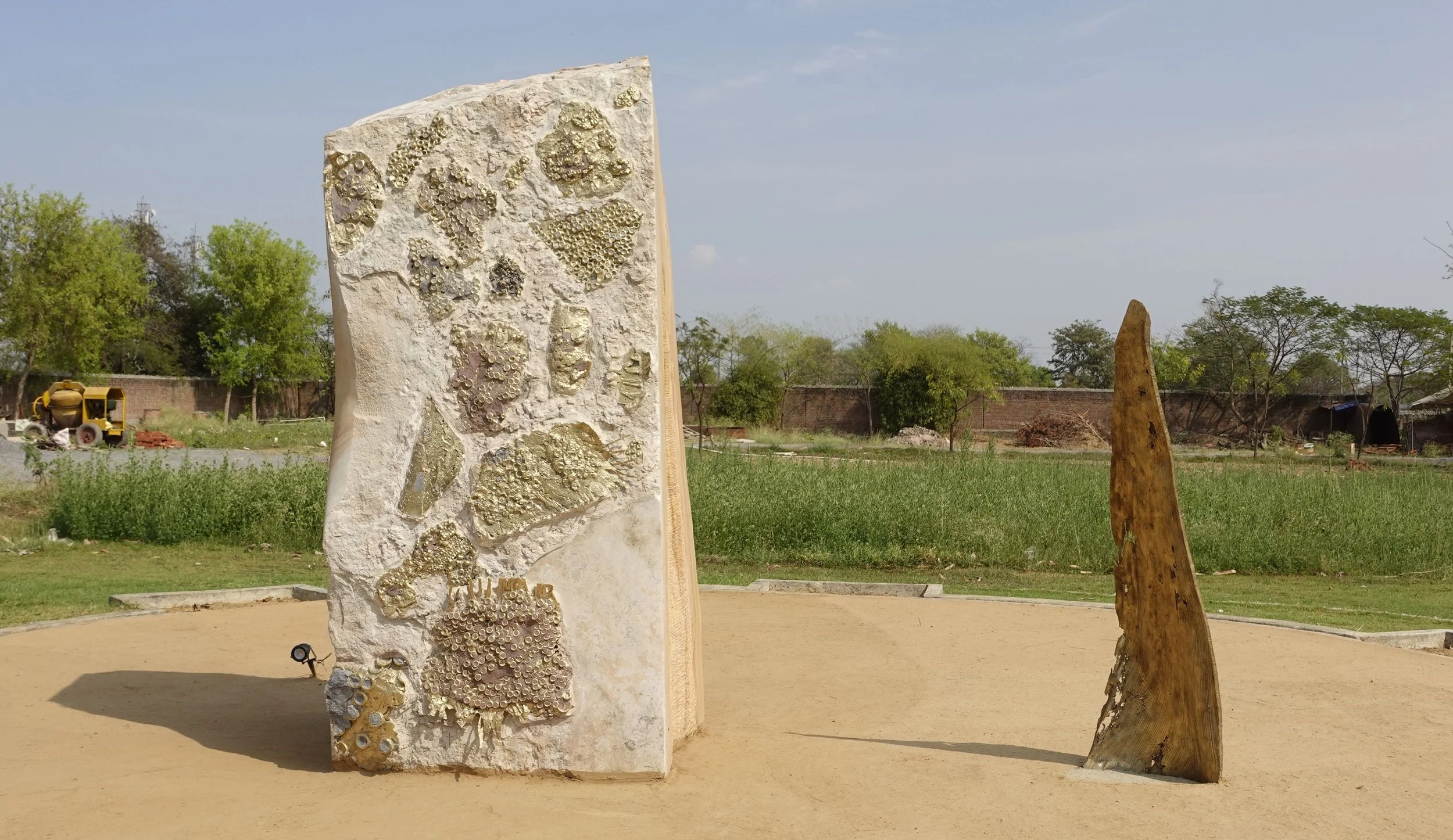 A Conversation Between Stone and Palm