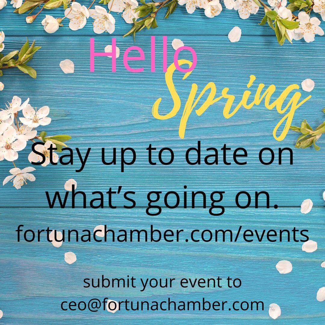 #fortunachamber #fortunaevents #funinfortuna #visitfortunaca #familyeventsinfortuna #businesseventsinfortuna