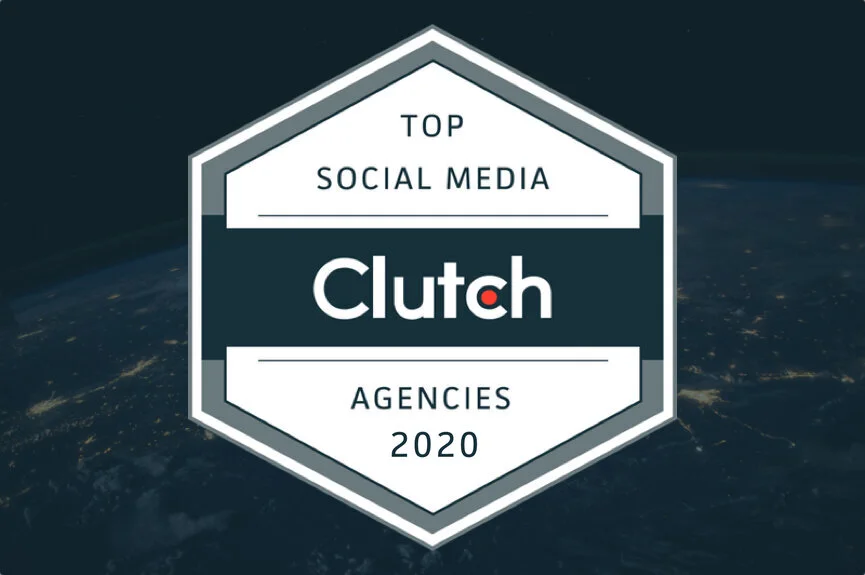 Clutch’sTop Social Media Agencies badge