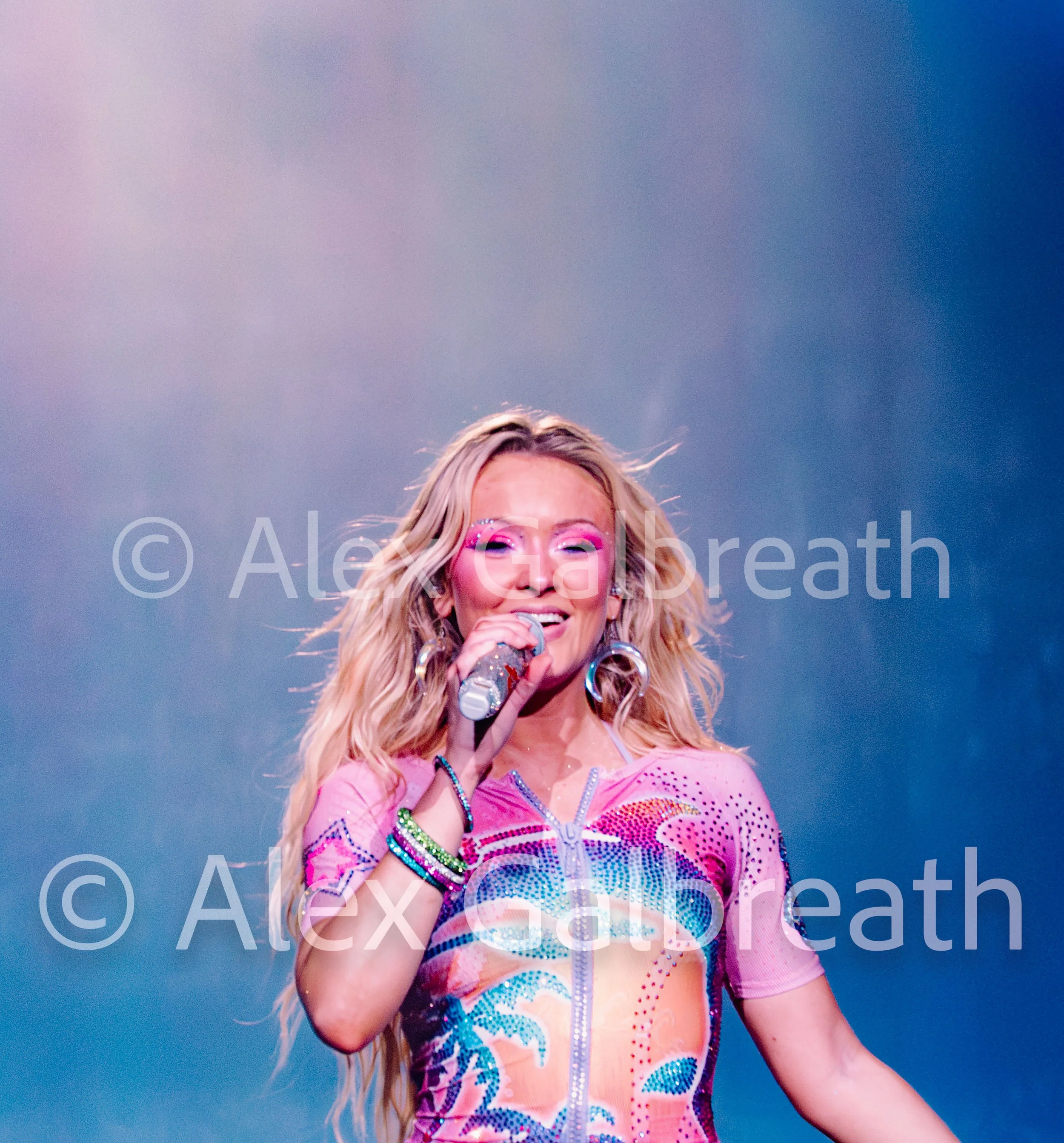 Print of Zara Larsson | The Midnight Sun Tour | Poster Girl