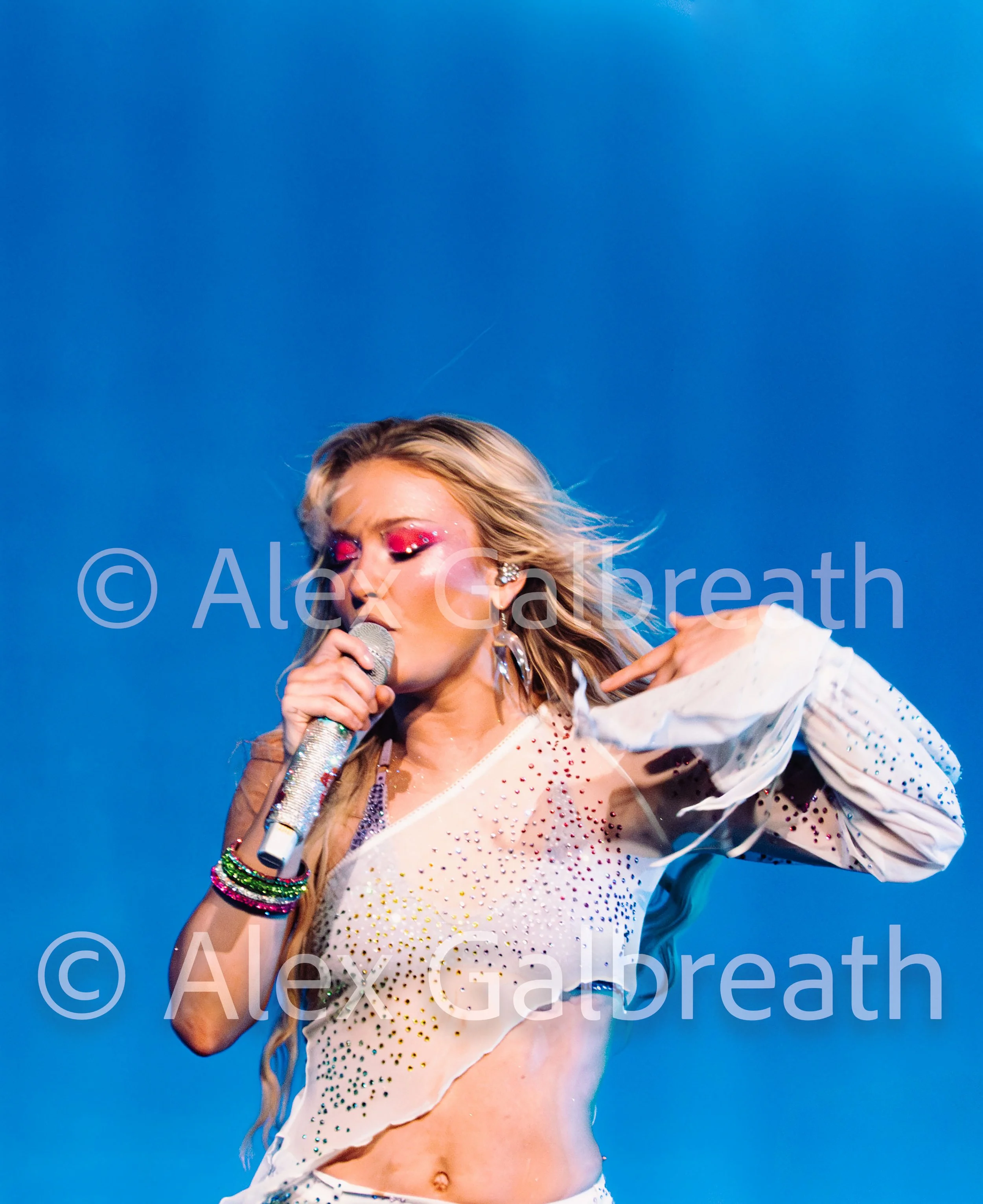 Print of Zara Larsson | The Midnight Sun Tour | Blue Moon