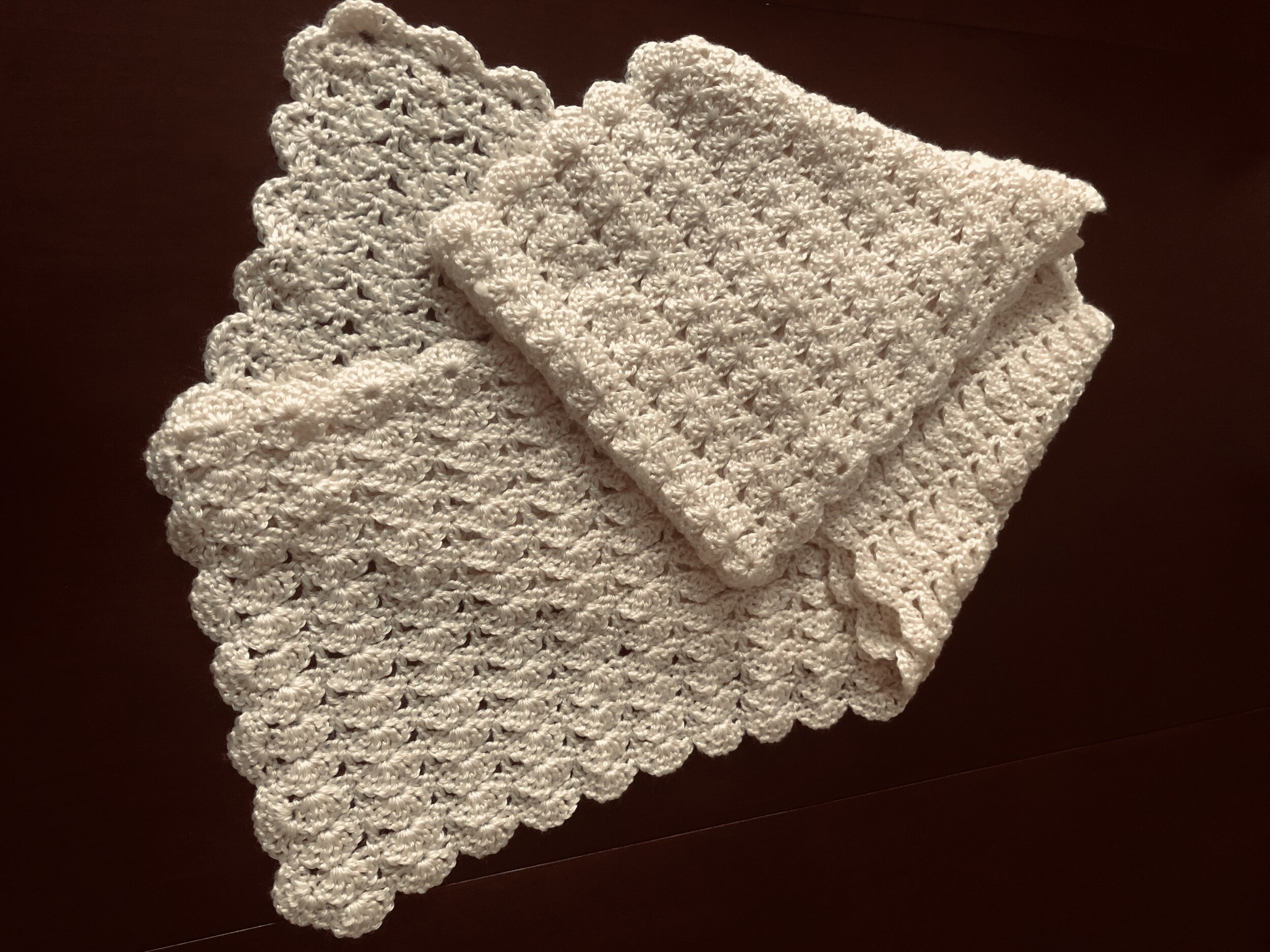 Item #C1030 - Ivory Crochet Table Runner