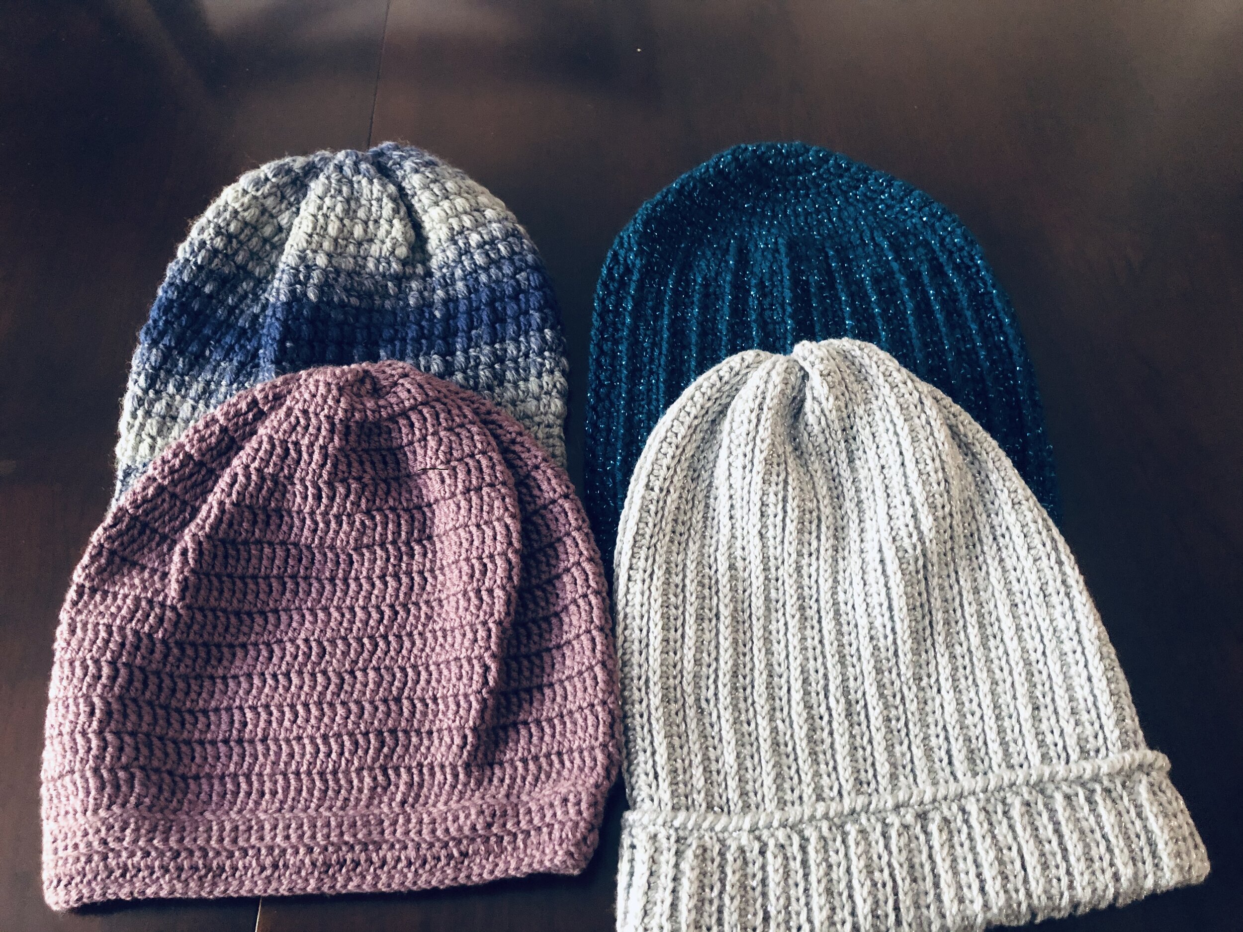 Item #C1064 - Adult Crochet Slouch Hats