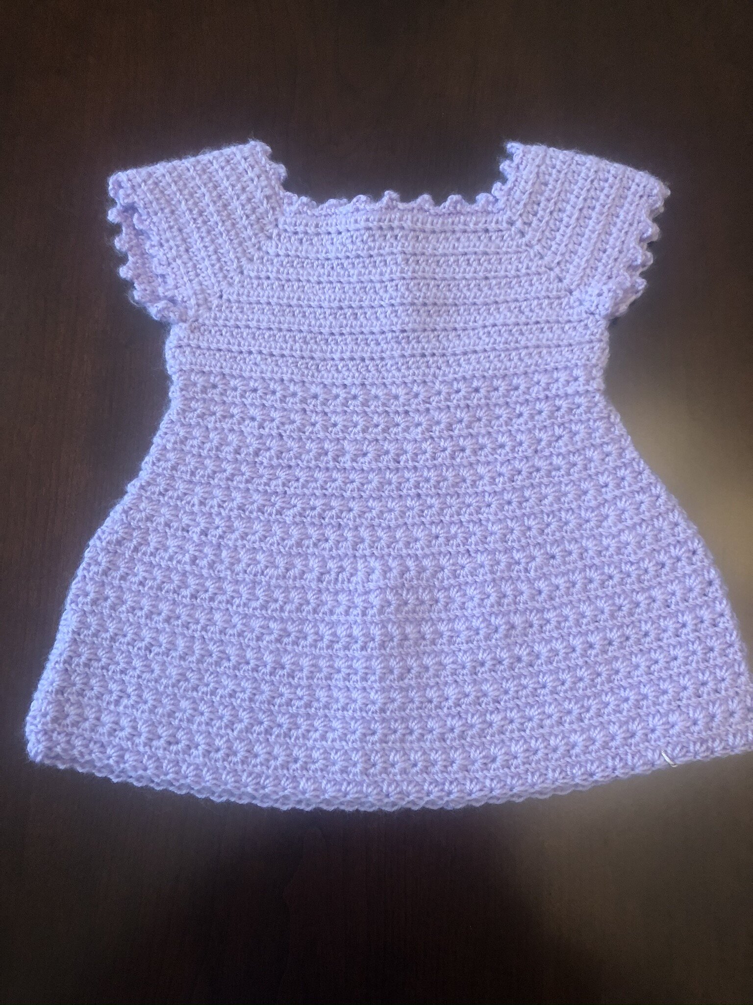 Item #E155 - Lavender Crochet Dress