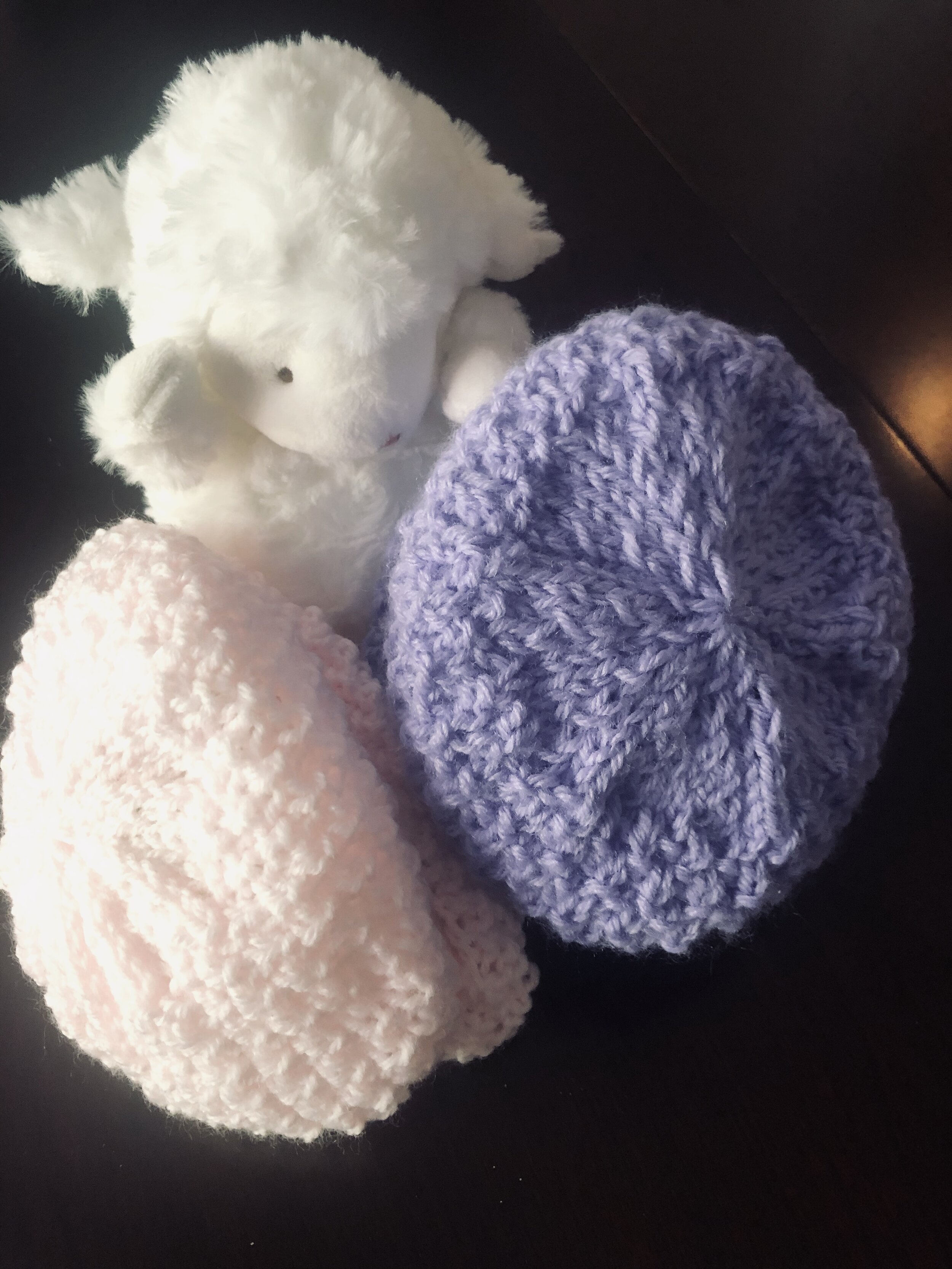 Item #E133 - Newborn Knit Hat