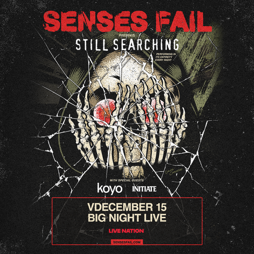  Senses Fail at Big Night Live - December 15, 2026 - Boston, MA 
