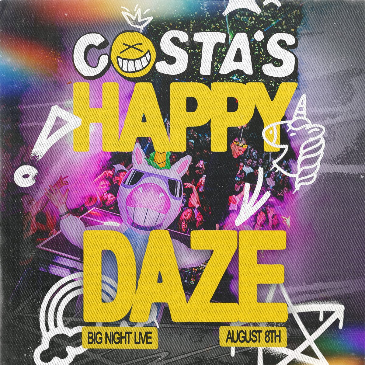  Happy Daze with Costa at Big Night Live - Saturday, August 8, 2026 - Boston, MA 