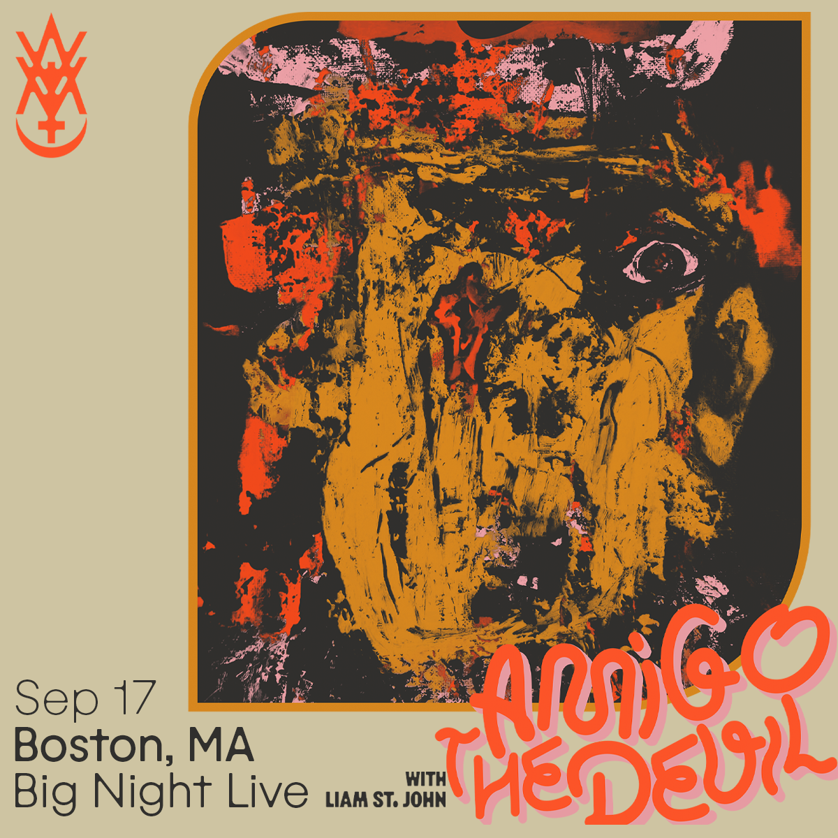  Amigo The Devil at Big Night Live - September 17, 2026 - Boston, MA 