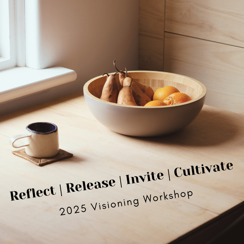 REFLECT | RELEASE | INVITE | CULTIVATE 2025 Visioning Workshop