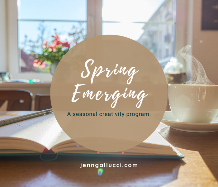 Spring Emerging: A Seasonal Creativity Program