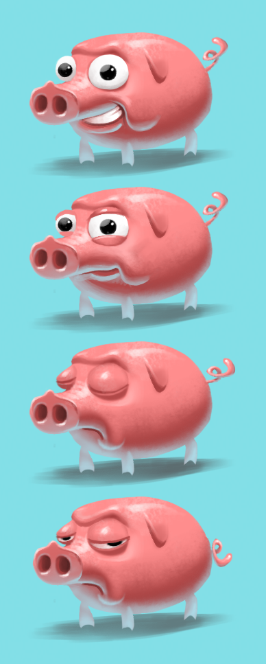 Animal Expressions Concept