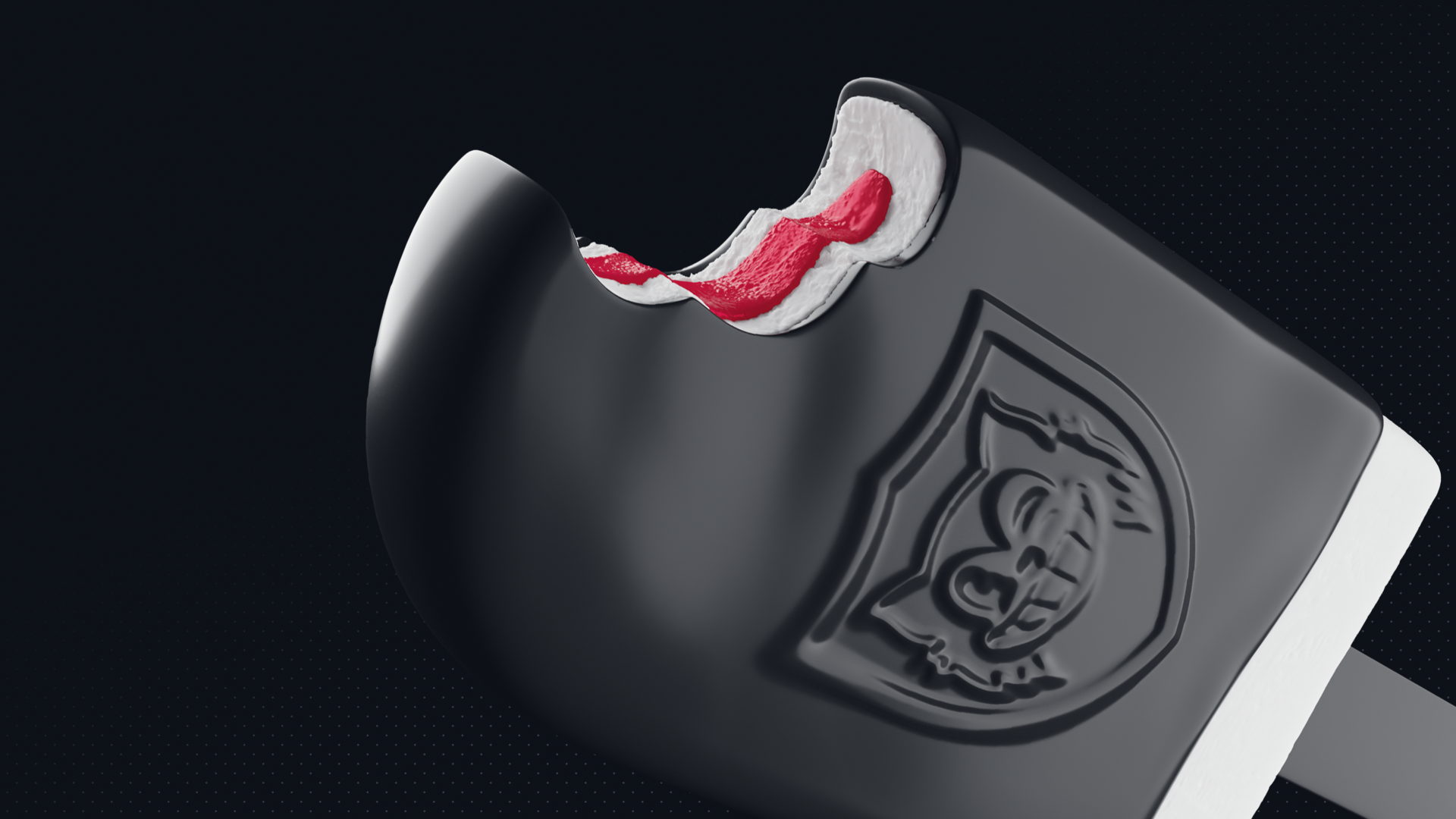 Close-Up of Studio-branded 3D Visual