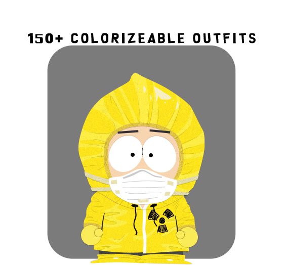 Player Customization Art Assets - South Park Phone Destroyer