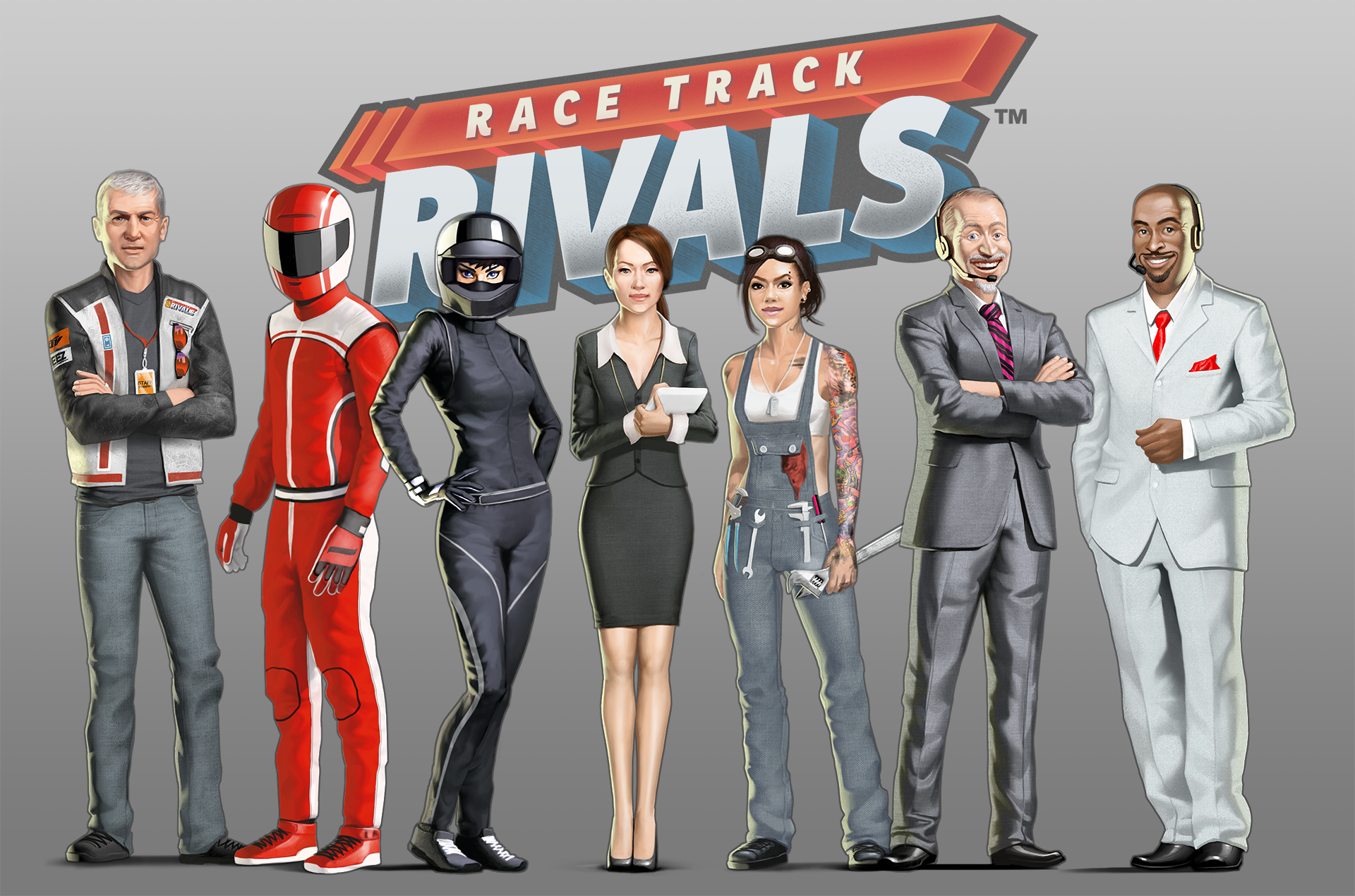 Character Art - Race Track Rivals