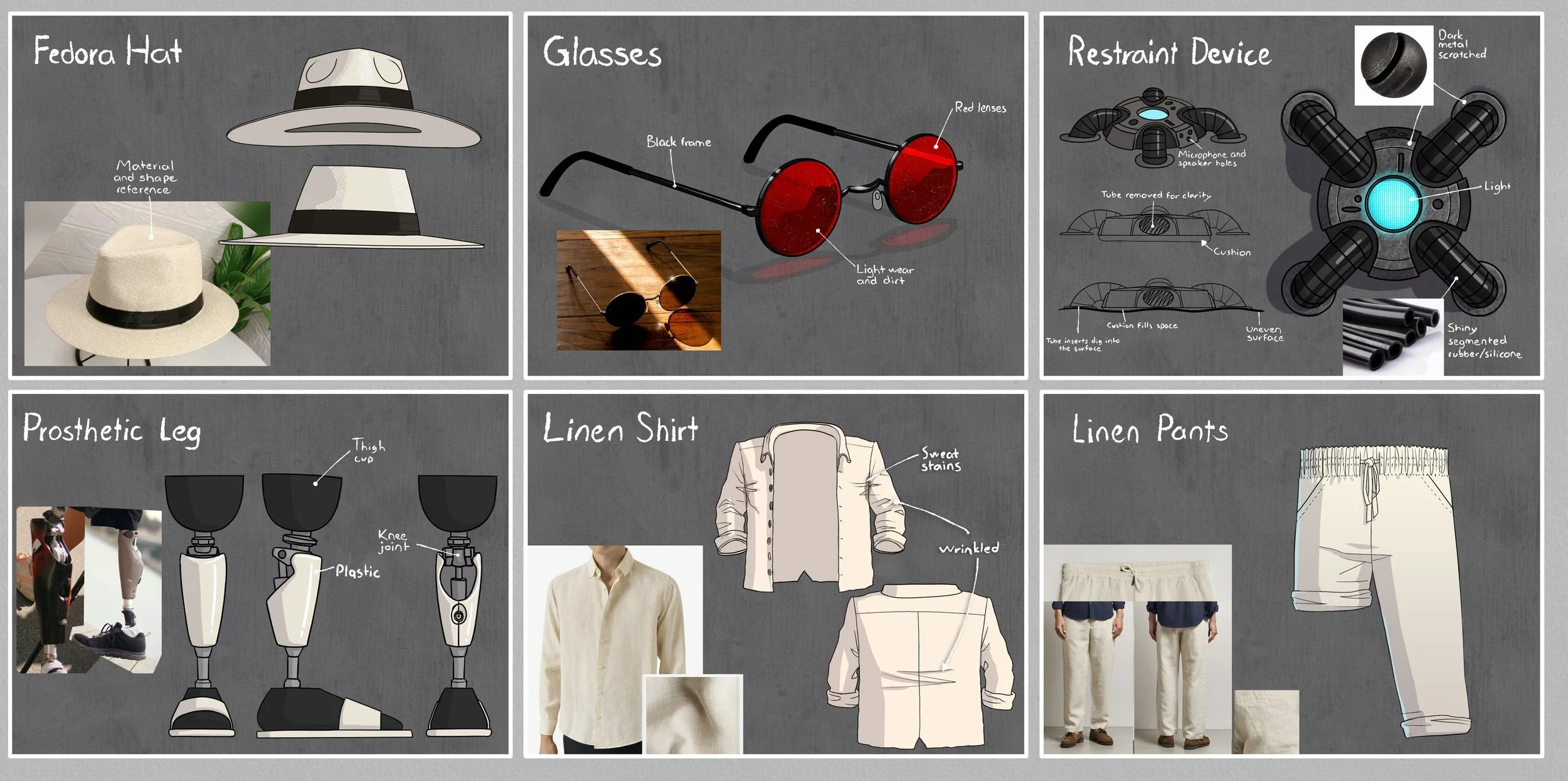 Callout Sheet - Personal Character Concept