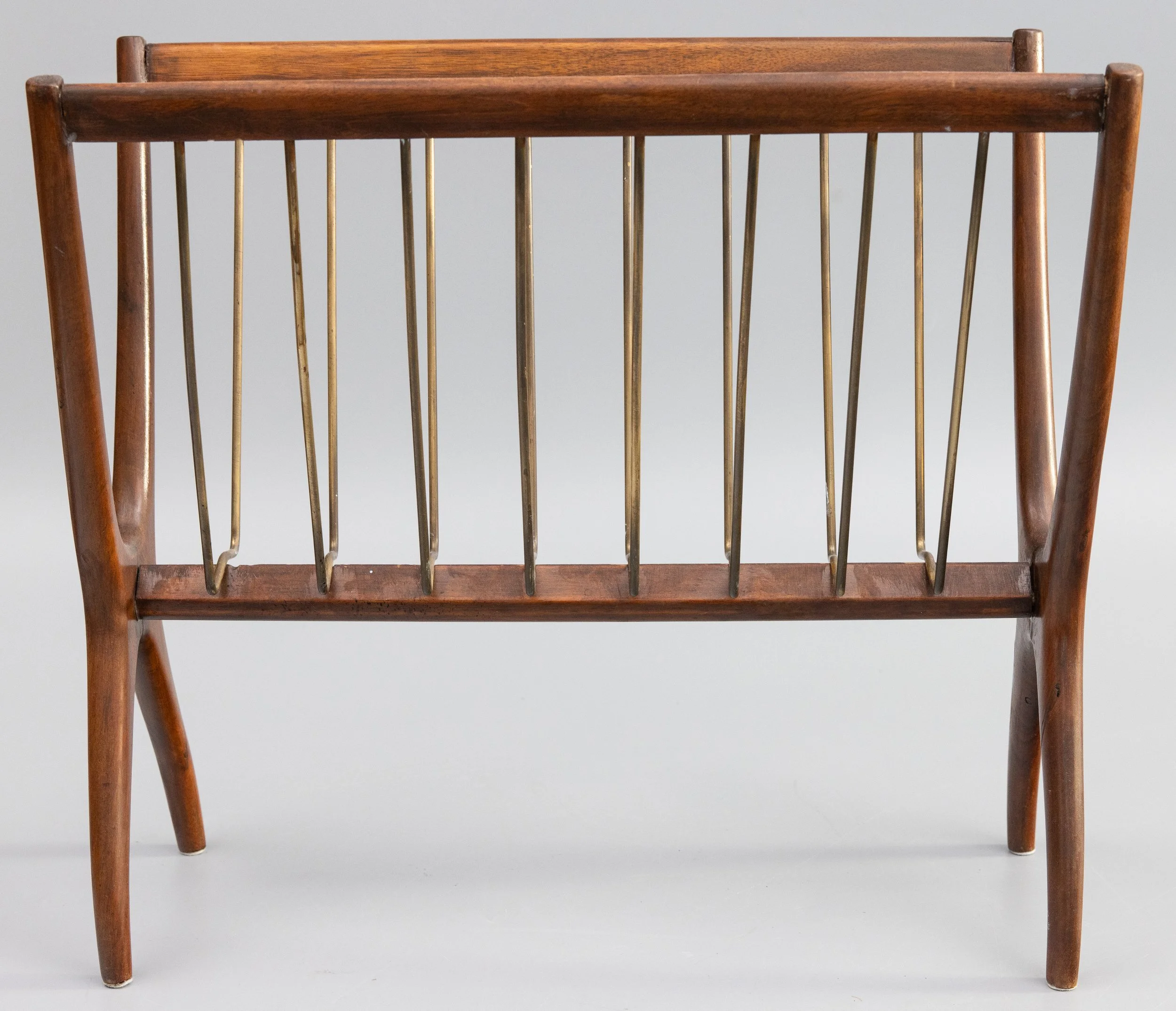 Antique English Carved Oak Table Top Book Trough Rack Stand — Jensen House Antiques