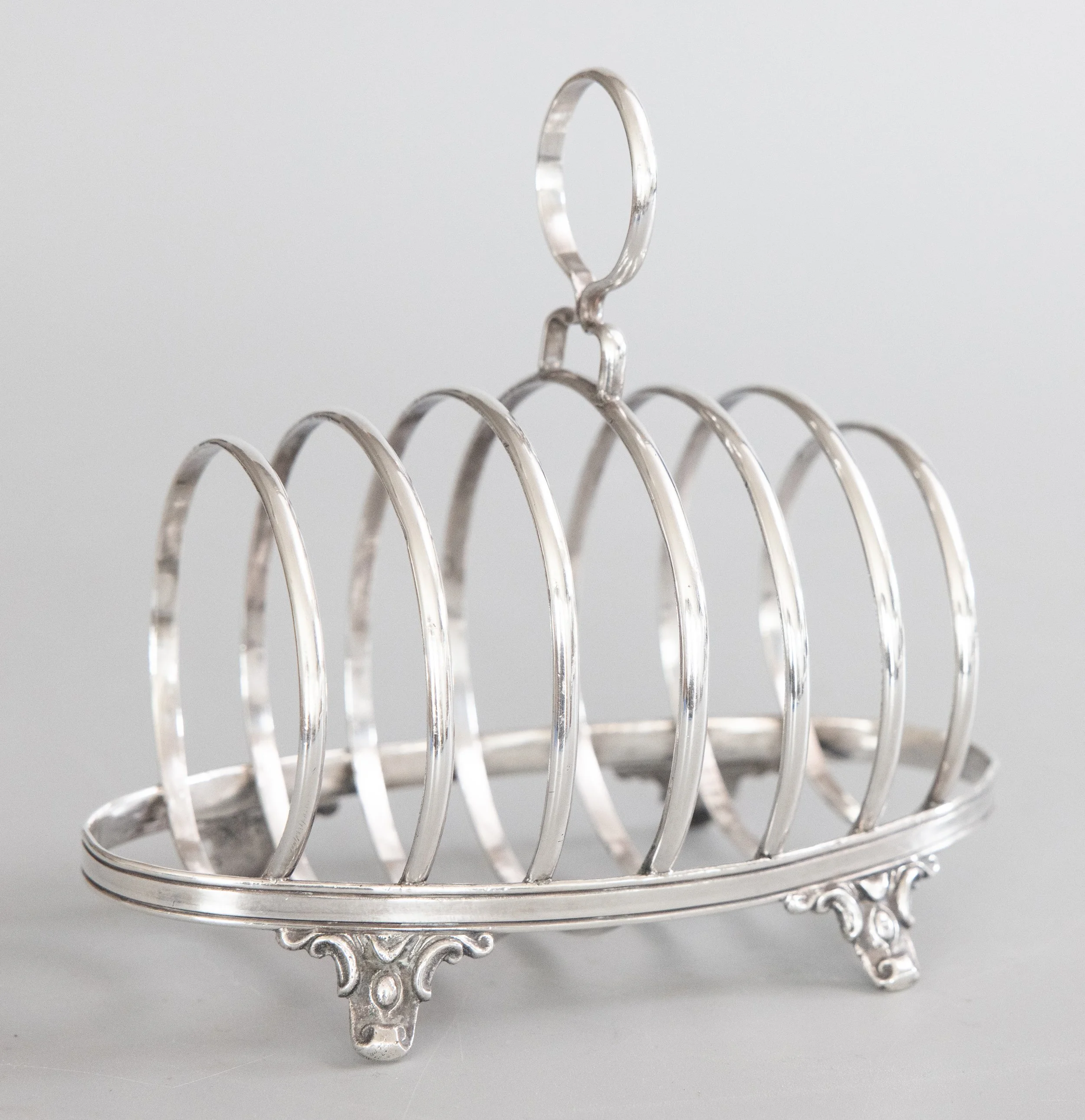 Art Deco English Silver Plate Toast Rack
