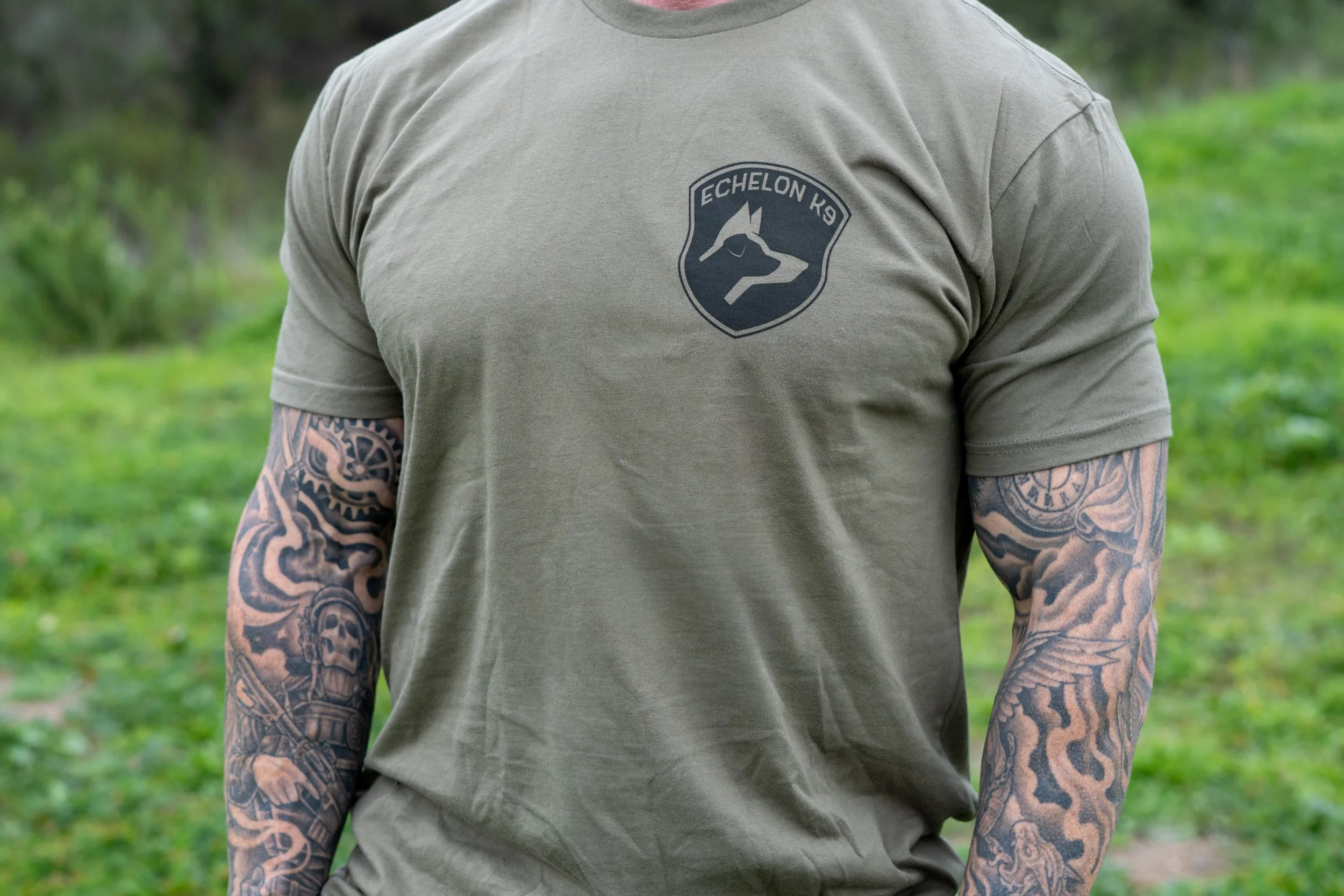 Echelon K9 Military Green T-Shirt