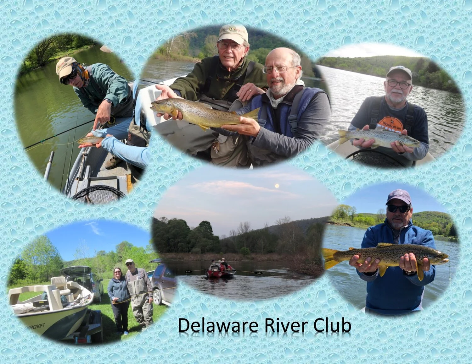 Collage from 2019’s Delaware River Club trip