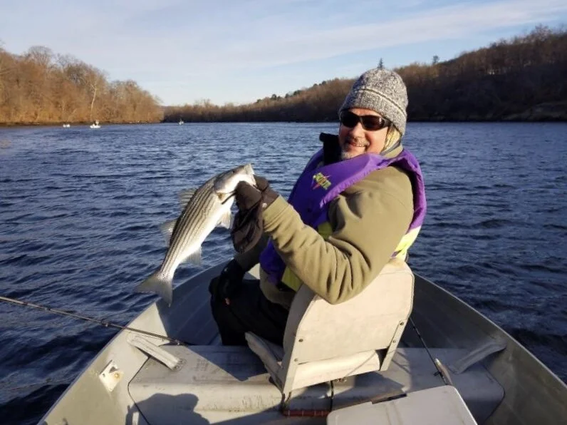 Black Friday Housatonic River Small Boat Striper Trip