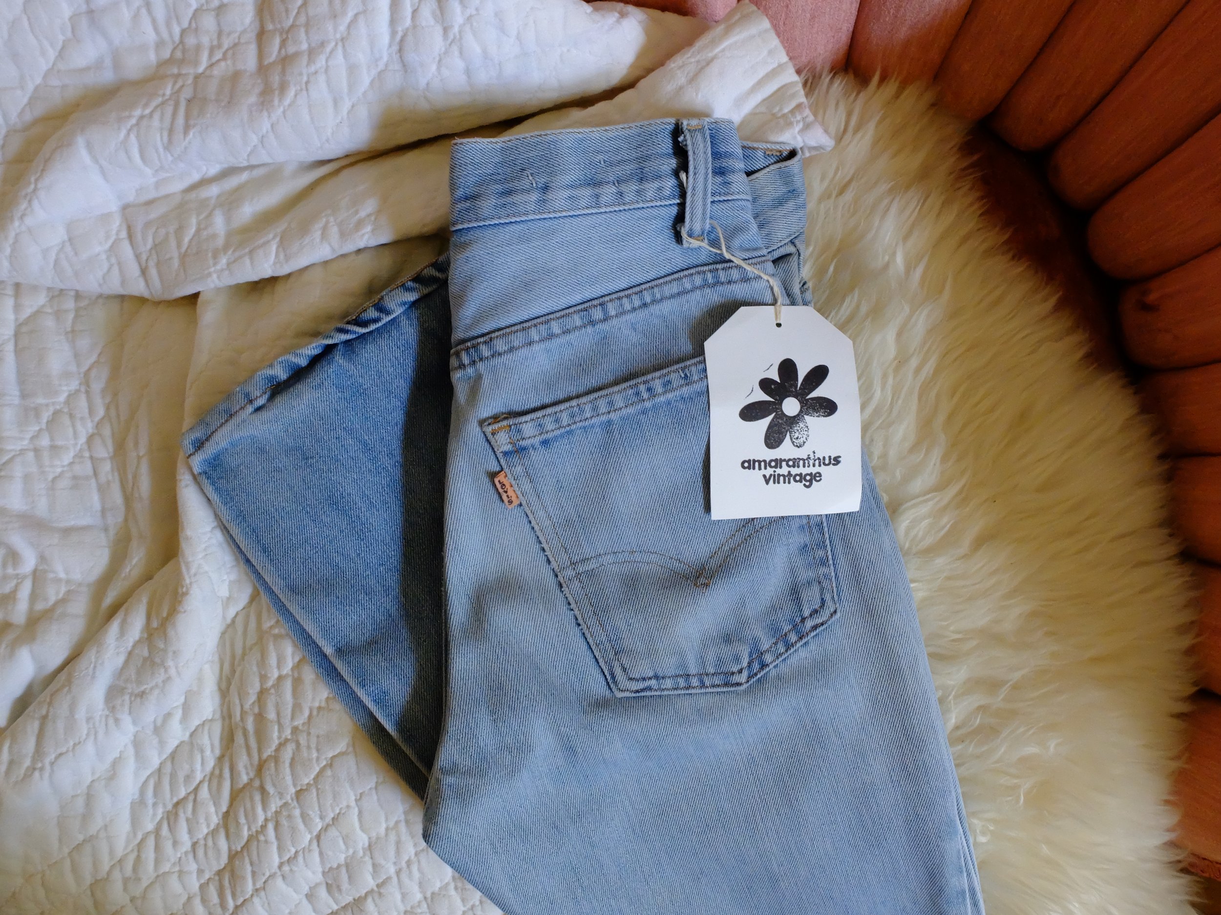 Levi's Orange Tab Flare Jeans, 25W