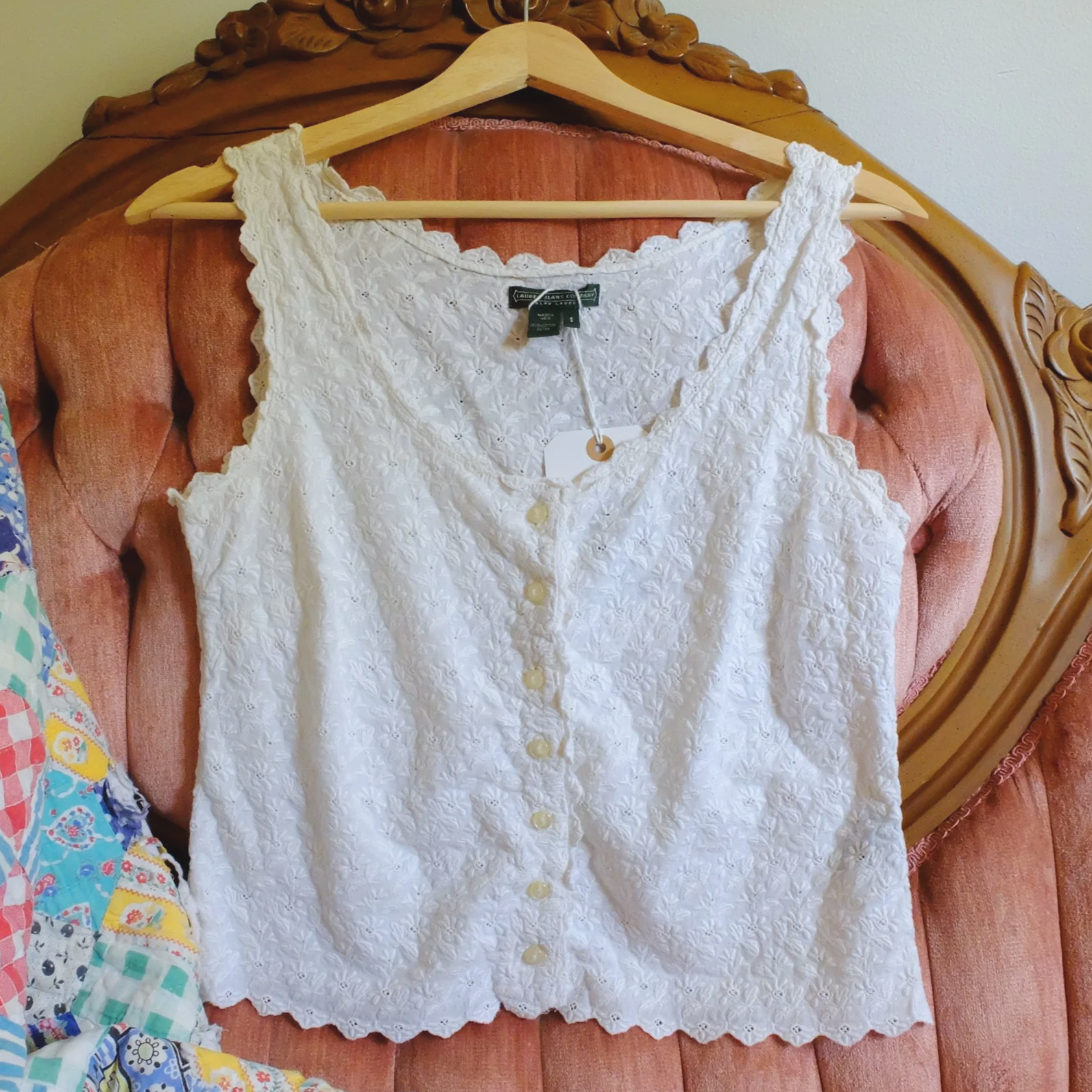 Lauren Jeans Company, Ralph Lauren Swiss Lace Tank