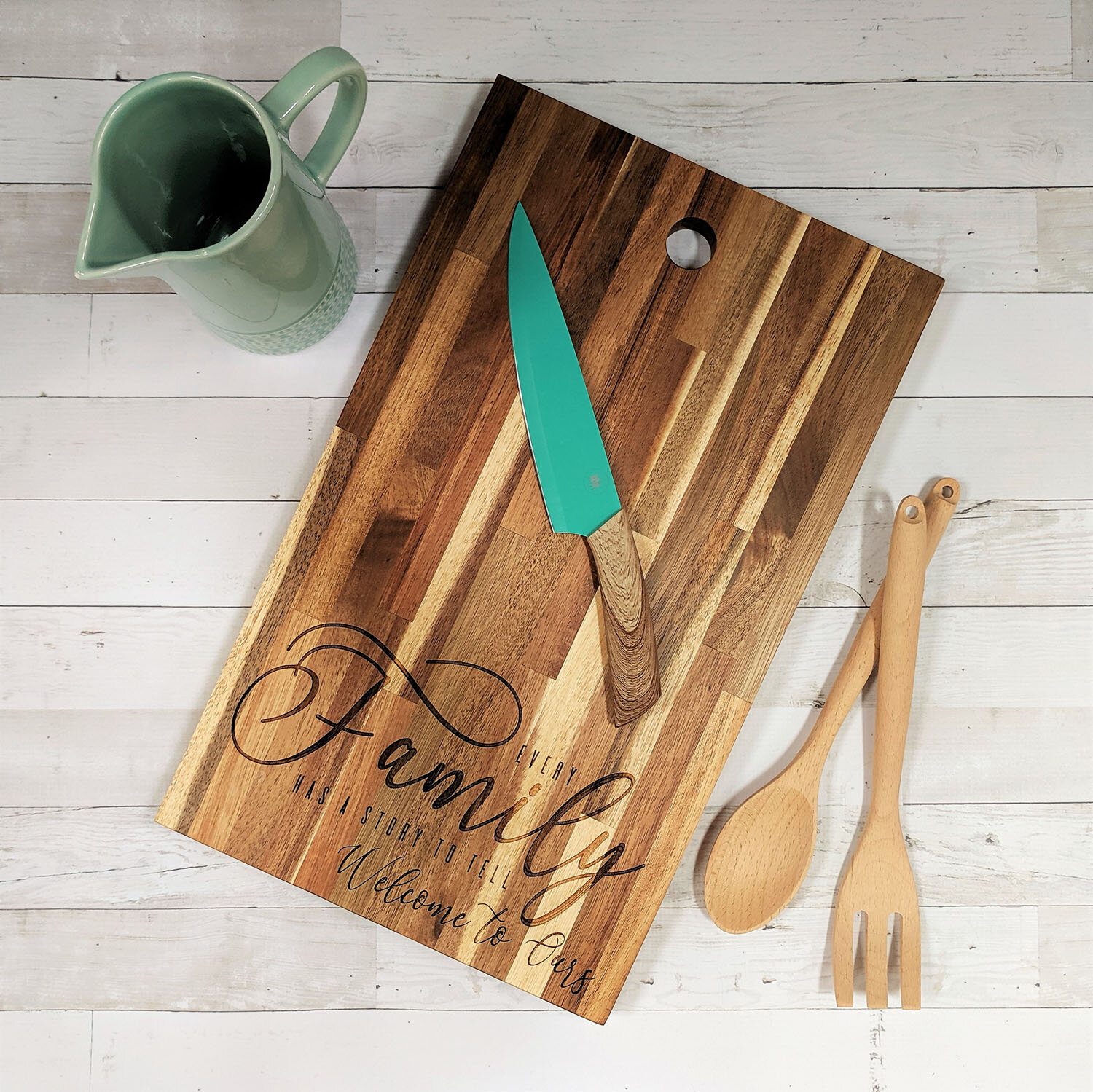 Every Family Has A Story Cutting Board