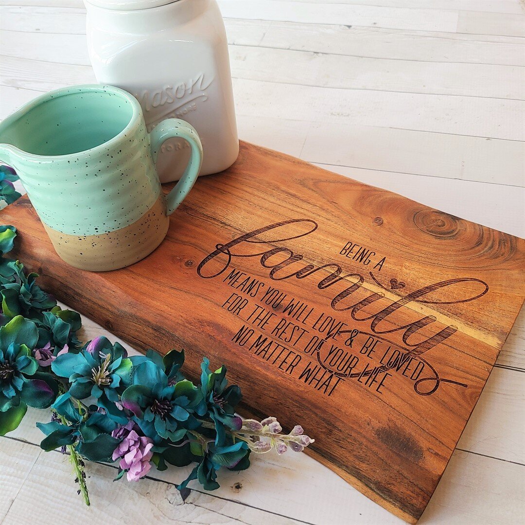 Happiness Is Homemade Cutting Board — Inscribed Moments