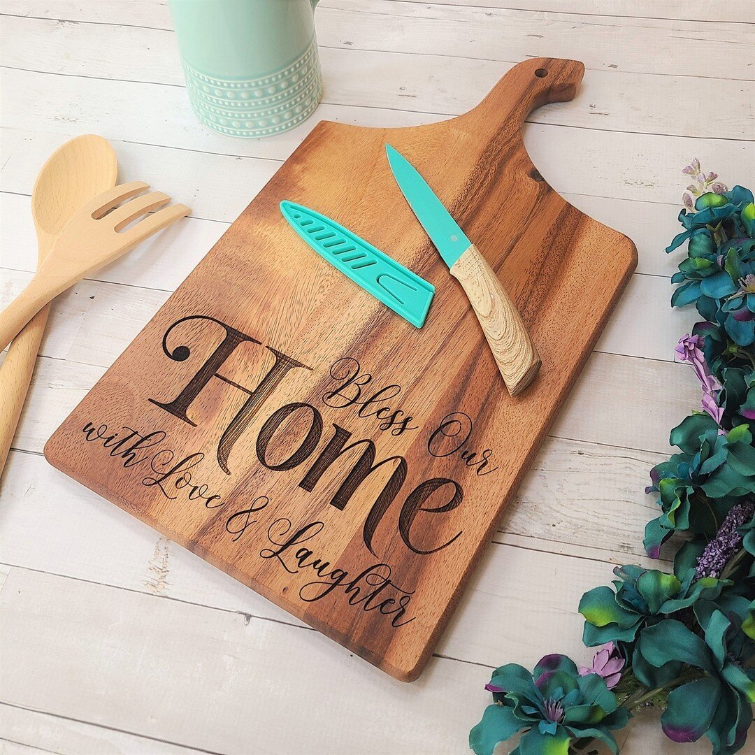 Enjoy The Little Things Surf Cutting Board — Inscribed Moments