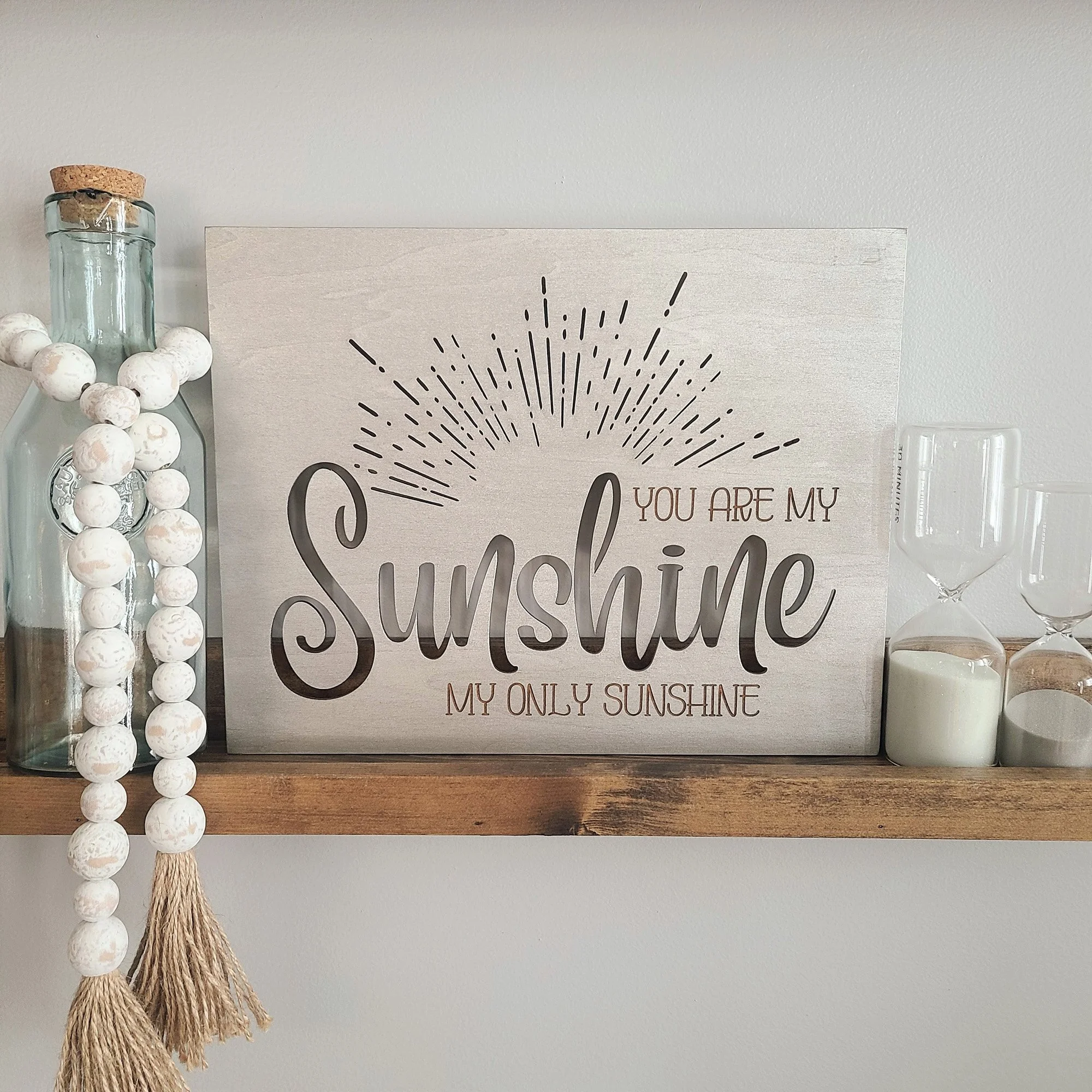 You Are My Sunshine Wood Canvas created by Inscribed Moments