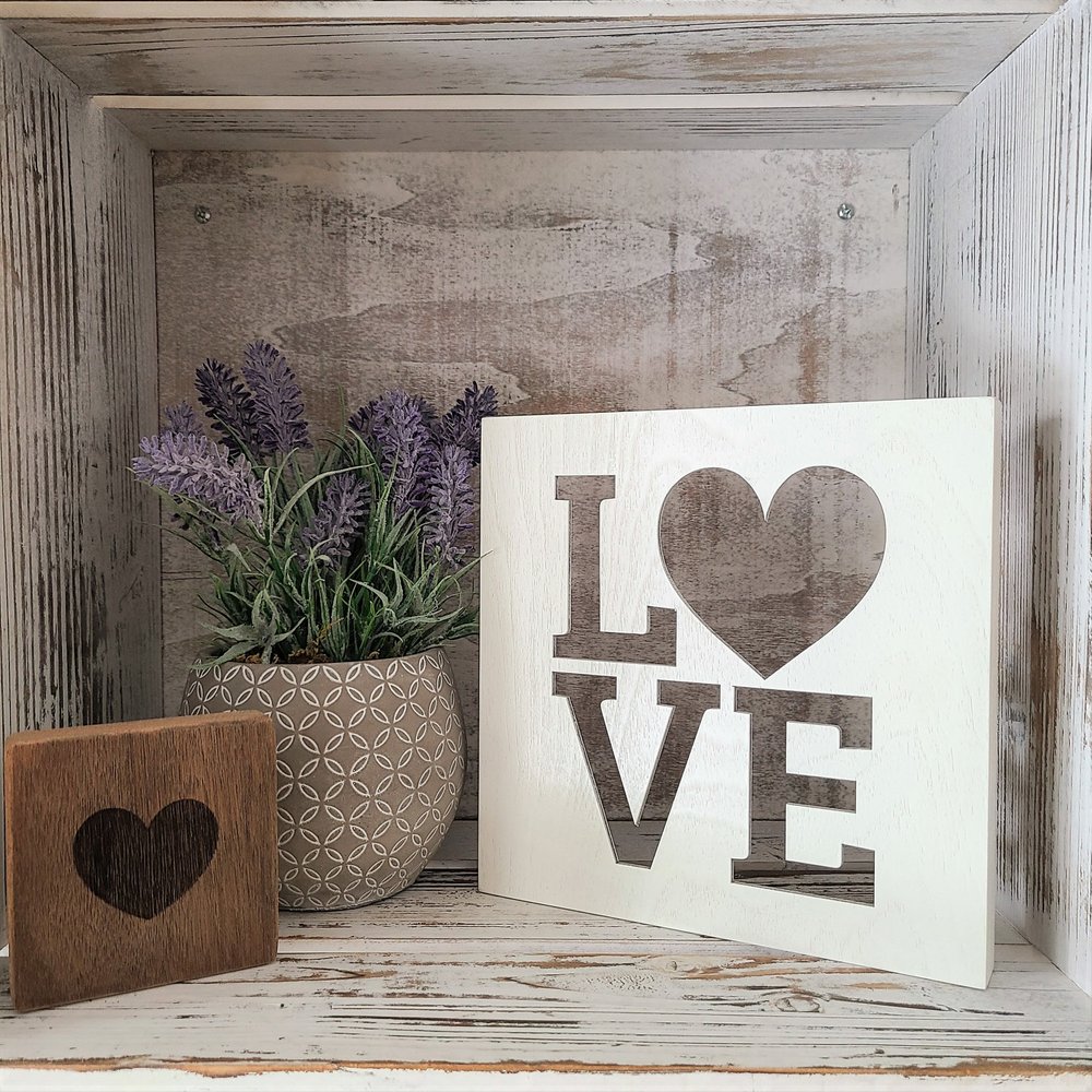 Love Wood Canvas — Inscribed Moments